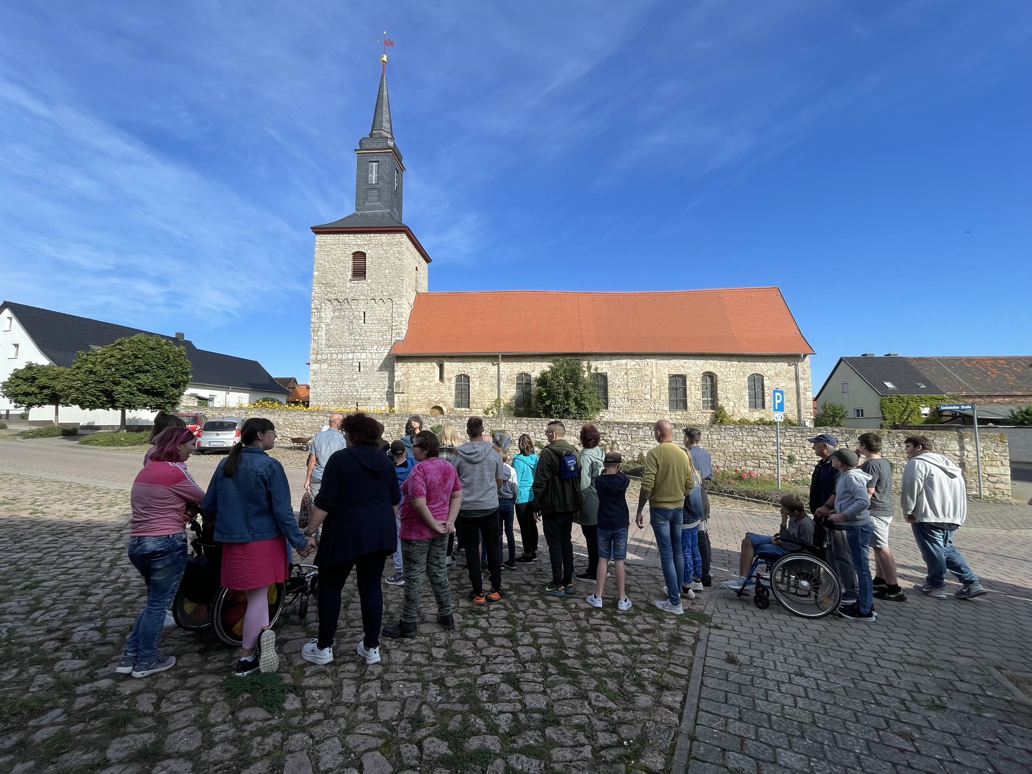 St. Sixti Kirche, Schneidlingen, Ausflug, Religionsunterricht, außen